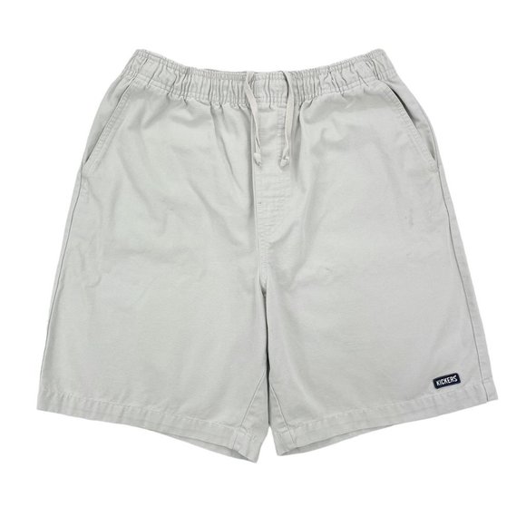 Kickers Mens Cream and Navy Shorts - Picture 5 of 5